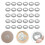 30Pcs NFC Blank Writable Stickers Silver Round Tags for Smartphone Use 7