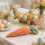 6Pcs Lightweight Fabric Easter Carrots for Kitchen and Yard Decoration 3
