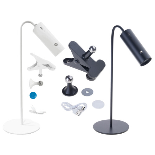 Lampe de bureau LED de lecture, Base magnétique,-Blanc 1