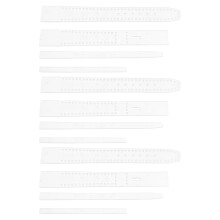 3Pcs Reusable Transparent Watch Band Acrylic Stencils for DIY