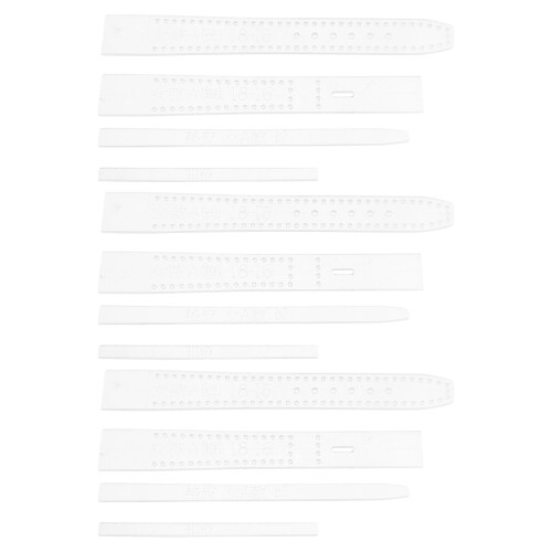 3Pcs Reusable Transparent Watch Band Acrylic Stencils for DIY