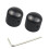 2 Stück Dome Top Knöpfe Potentiometer Knöpfe mit Loch-Schwarz 1