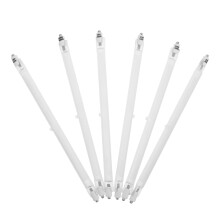 6Pcs Ceramic Quartz Heating Tube Rod for Heaters White Uniform Heat
