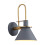 Lampe murale à lueur douce, Construction en fer, chevet,-Gris 1