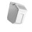White Multi-Functional Rice Cylinder with Measuring Cup and Wheels 1
