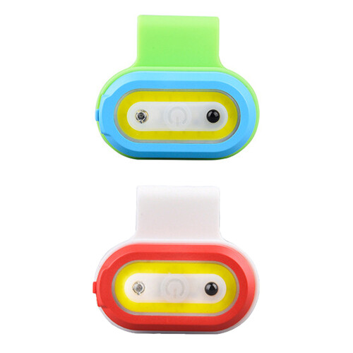 Strong Magnetic Flashlight Clip On Cycling Running Lights-Red 1