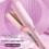(pink) Safe Curling Iron Long-lasting Curls Hair Styling Tools Practical Big Wave 1