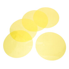 5Pcs Yellow Pet Lighting Gel Sheets for Photography Stage Home Decor