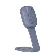 Compact Rechargeable Reading Book Clip Light Portable-Gray