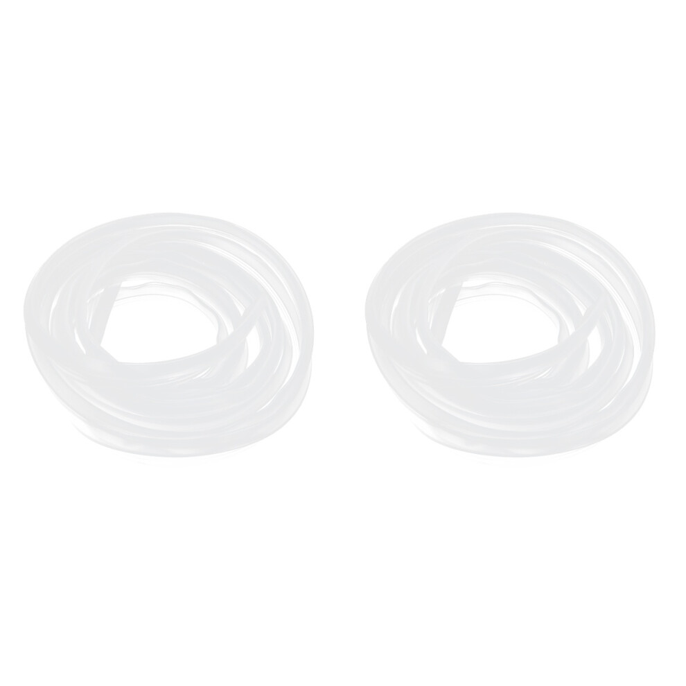 2Pcs Shower Door Water Barrier Strip Transparent Flexible For Home Use 3753609265468