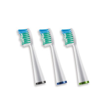 Waterpik Κεφαλές Βουρτσών, Ανταλλακτικές Κεφαλές για Sensonic/Complete Care, SRRB-3W, 3 Τεμάχια