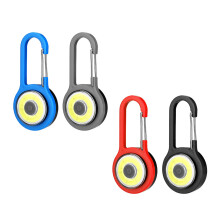 4Pcs Camping LED Flashlight Pocket Lamp Bright Torch with Hook