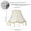 E27 Interface tissu glands abat-jour-Dentelle rouge 30cm 3