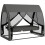 Three-Seater Convertible Swing Chair/Bed- Grey 1