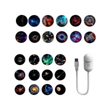 360 Degree Rotating Planet Projection Night Lamp Space Themed-G