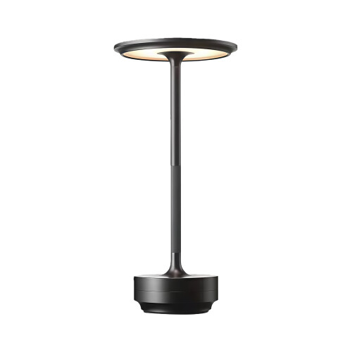 Energy Saving Round Head Lamp Portable Night-Black 6000 Mah