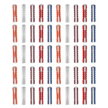 50Pcs Automotive Fuse Set Mini Size High Temp Resistant Assorted Color