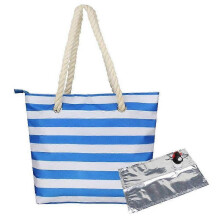 (blue with 1 inner liner) Red Wine Dispenser Tote Bag, Wine Tote with Hidden Insulated Compartment