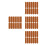800Pcs Chocolate PU Tags for Handmade Clothes and Bags 1