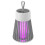 (grey) Electronic Mosquito Killer Lamp Portable Radiationless USB Rechargeable 1