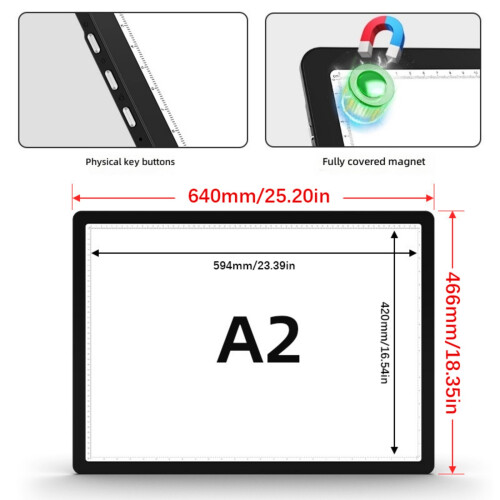 Portable LED Light Box Tracer LED Artcraft-Plug in model 2
