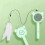 (With telescopic rod, green) Interactive Cat Toys,3 Function Cat Toy(comb,laser,Retractable Cat-Teasing Wand) 1