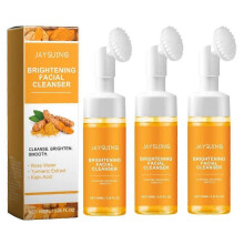 (3pcs) Turmeric Kojic Acid Facial Cleanser, Brightening Foaming Cleanser