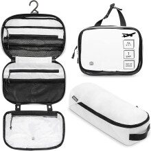 Kulturbeutel-Set mit TSA-Flüssigkeitsbeutel und Organizer-Tasche