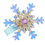 Snefnug Hårklemme Legering Glitter 1 stk. 1