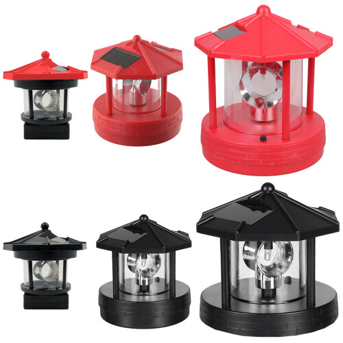 LED Solar Lighthouse Landscape Paths-Red    mediu sized 1