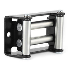 Heavy Duty Winch Roller Fairlead Galvanize 110mm/4.3in Hole Distance with Strong Construction YEMAA