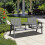 2-Seater Garden Bench Antique Loveseat for Yard 4