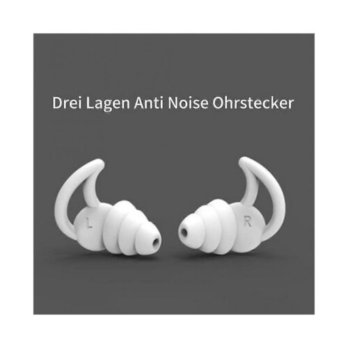 Reusable Sleep Super Soft Silicone Noise-reducing Earplugs 1