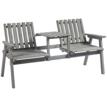 2-Seater Garden Bench Antique Loveseat for Yard