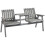 2-Seater Garden Bench Antique Loveseat for Yard 1