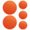 5Pièces Films Gel Diffuseur Orange En Pet Pour Décoratif 1