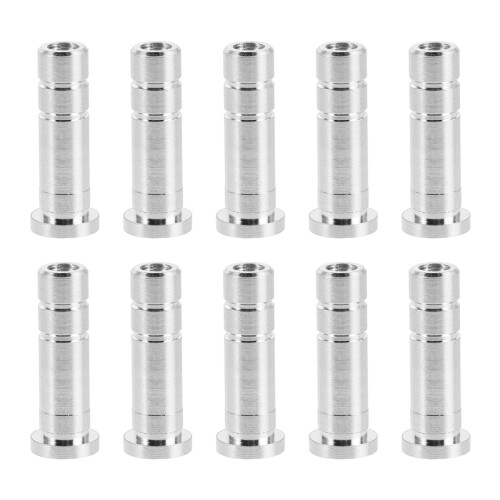12Pcs Lightweight Aluminum Arrow Inserts for Arrowhead Target Practice