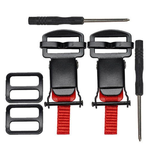 1Set Motorhelm Quick Release Sluiting Zwart Nylon ABS Gemakkelijk