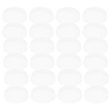 60Pcs Clear Pe Reusable Milk Bottle Caps for Yogurt and Dessert Jars