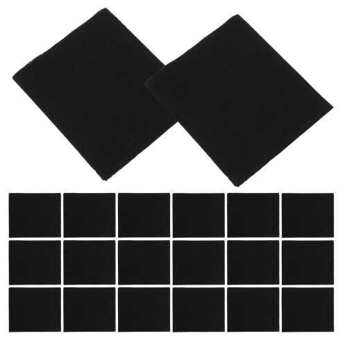 200Pcs Thin Black Disposable Cotton Pads for Face Makeup Removal
