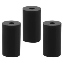 3Pcs Black Rubber Bow String Stopper Compound Bow Stabilizer Accessory