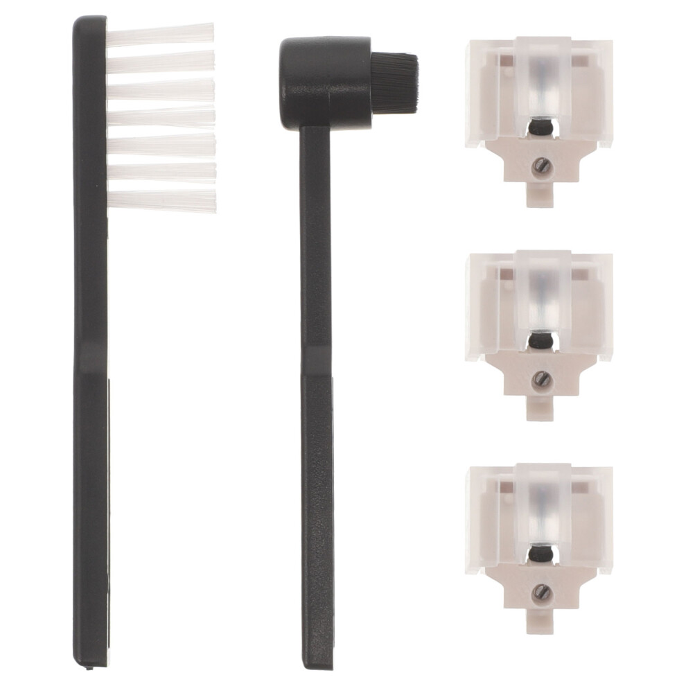 1Set Vinyl Record Player Stylus With Professional Cleaning Brush White 3753365700715