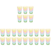 96St Papier Bekers Voor Drankje, Decoratief Golfprint, Licht En