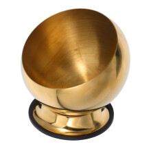 Gouden Candy Bowl - Multifunctionele Rvs Opbergkom Voor Kantoor