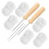 1Set Portable Book Repair Kit Wooden Awl Sewing Thread Assorted Colors 6