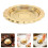 20Pièces Mini Plateaux Dorés Pour Décorations De Gâteaux 6