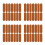 800Pcs Chocolate PU Tags for Handmade Clothes and Bags 2