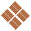 800Pcs Chocolate PU Tags for Handmade Clothes and Bags 3