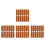 800Pcs Chocolate PU Tags for Handmade Clothes and Bags 4