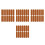 800Pcs Chocolate PU Tags for Handmade Clothes and Bags 5